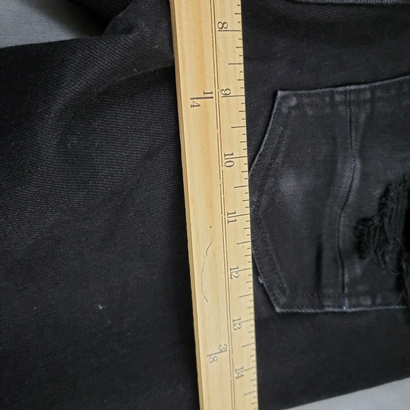 PacSun Mens Black Comfort Stretch Stacked Skinny Jeans Moto Ripped Sz 30x30 - Picture 16 of 16